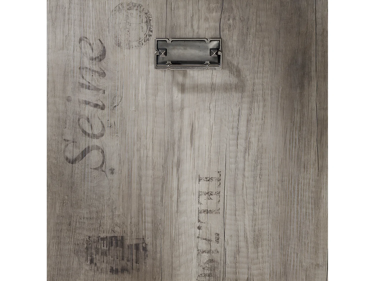 Armoire d'angle 1 porte Abel Bois et Gris