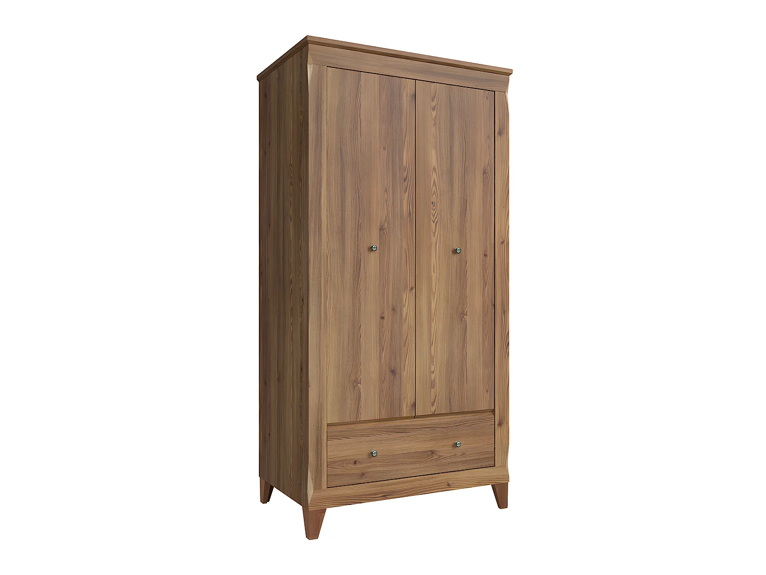 Schrank 2 Türen 1 Schublade Raya Holz