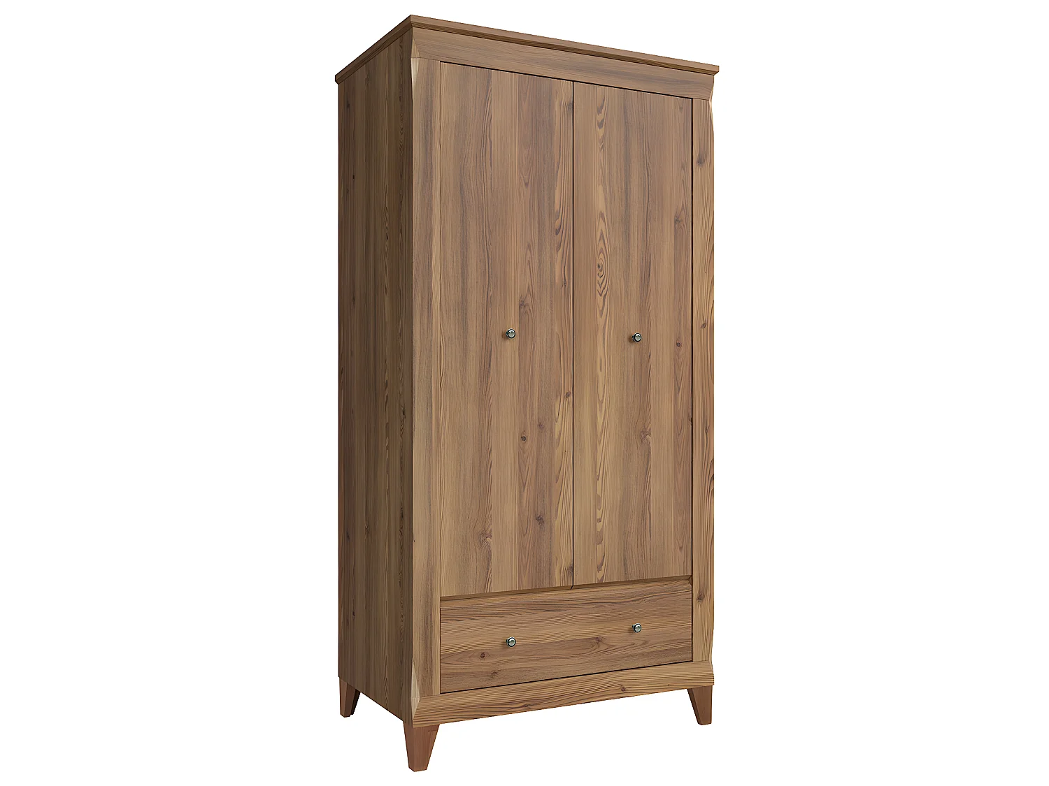 Armario 2 puertas y 1 cajón Raya Madera