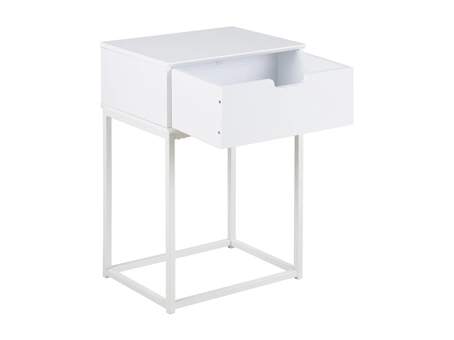 Design nachtkastje wit met lade SLUMBER