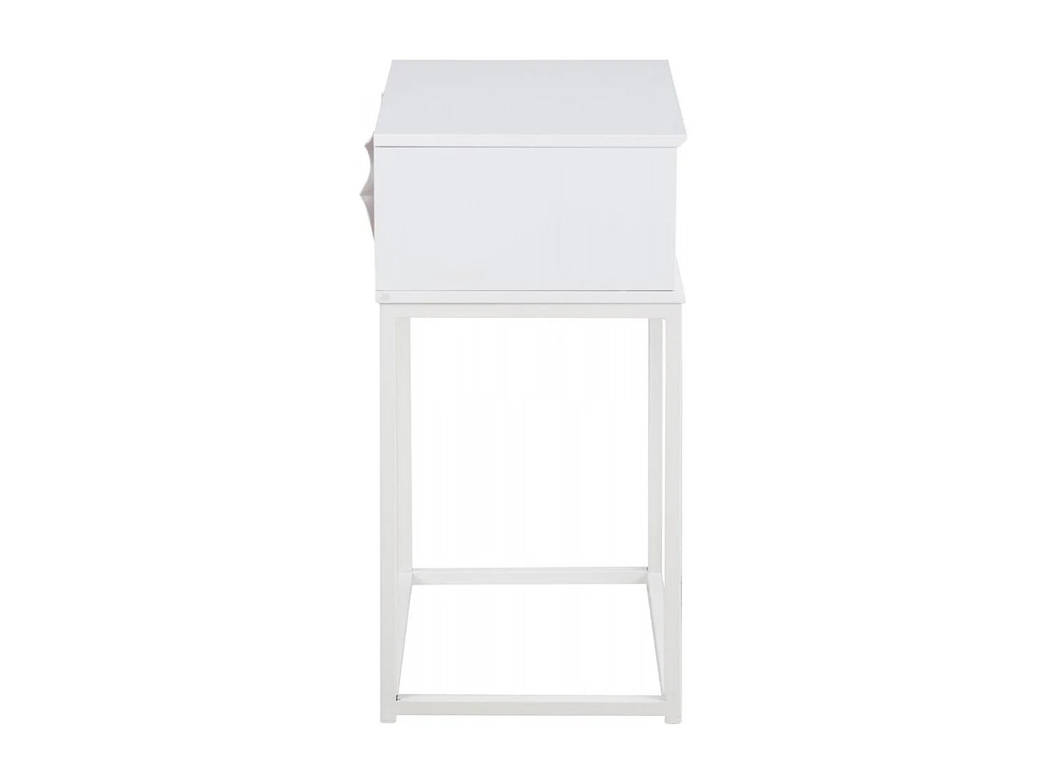 Table de chevet blanc tiroir SLUMBER