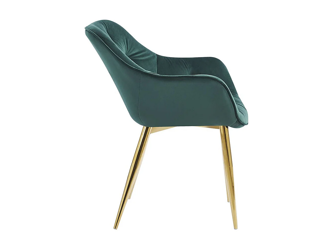 Sillas Comedor - Silla Zandel Golden Terciopelo - Verde