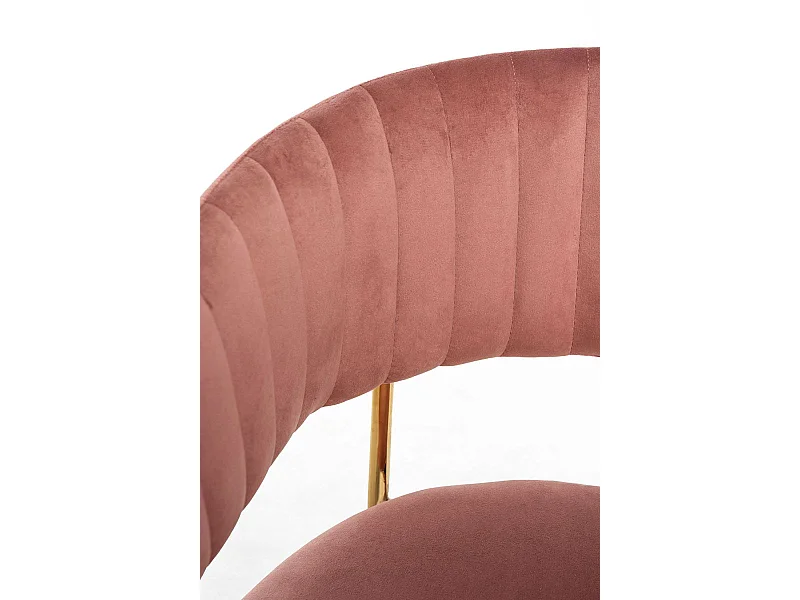 Sillas Comedor - Silla Moniel Golden Terciopelo - Rosa