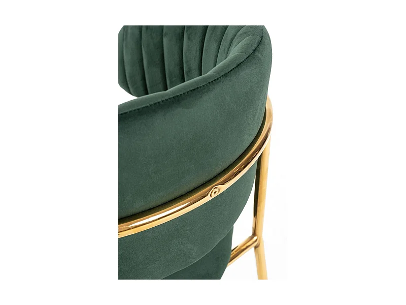 Sillas Comedor - Silla Moniel Golden Terciopelo - Verde