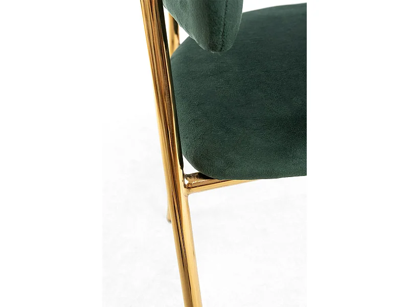Sillas Comedor - Silla Moniel Golden Terciopelo - Verde