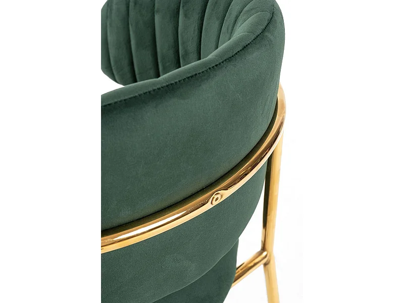 Sillas Comedor - Silla Moniel Golden Terciopelo - Verde