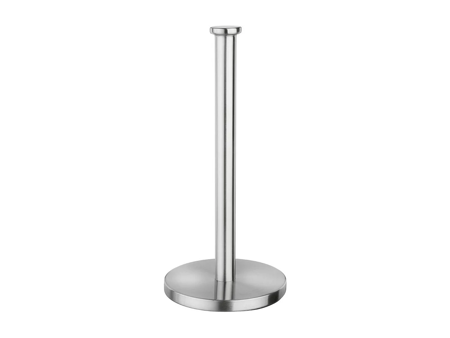 Porte Essuie-Tout Inox "Rond" 33cm Argent