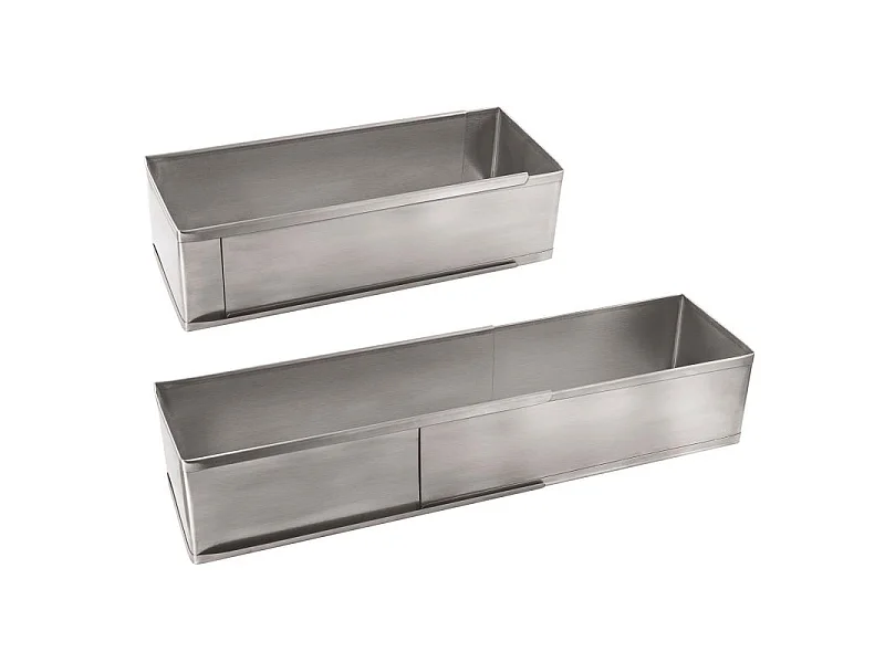 Moule à Cake Inox "Extensible" 23-40cm Argent