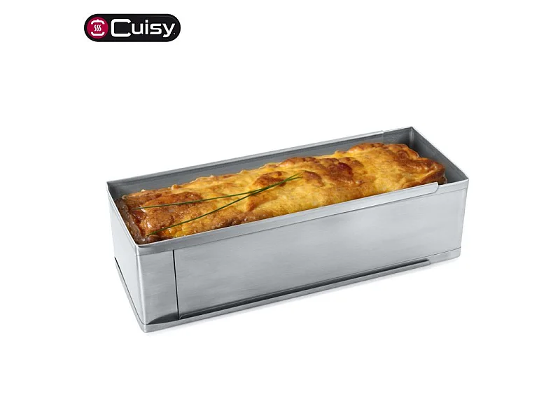 Moule à Cake Inox "Extensible" 23-40cm Argent