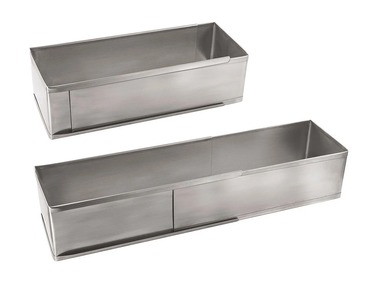 Moule à Cake Inox "Extensible" 23-40cm Argent