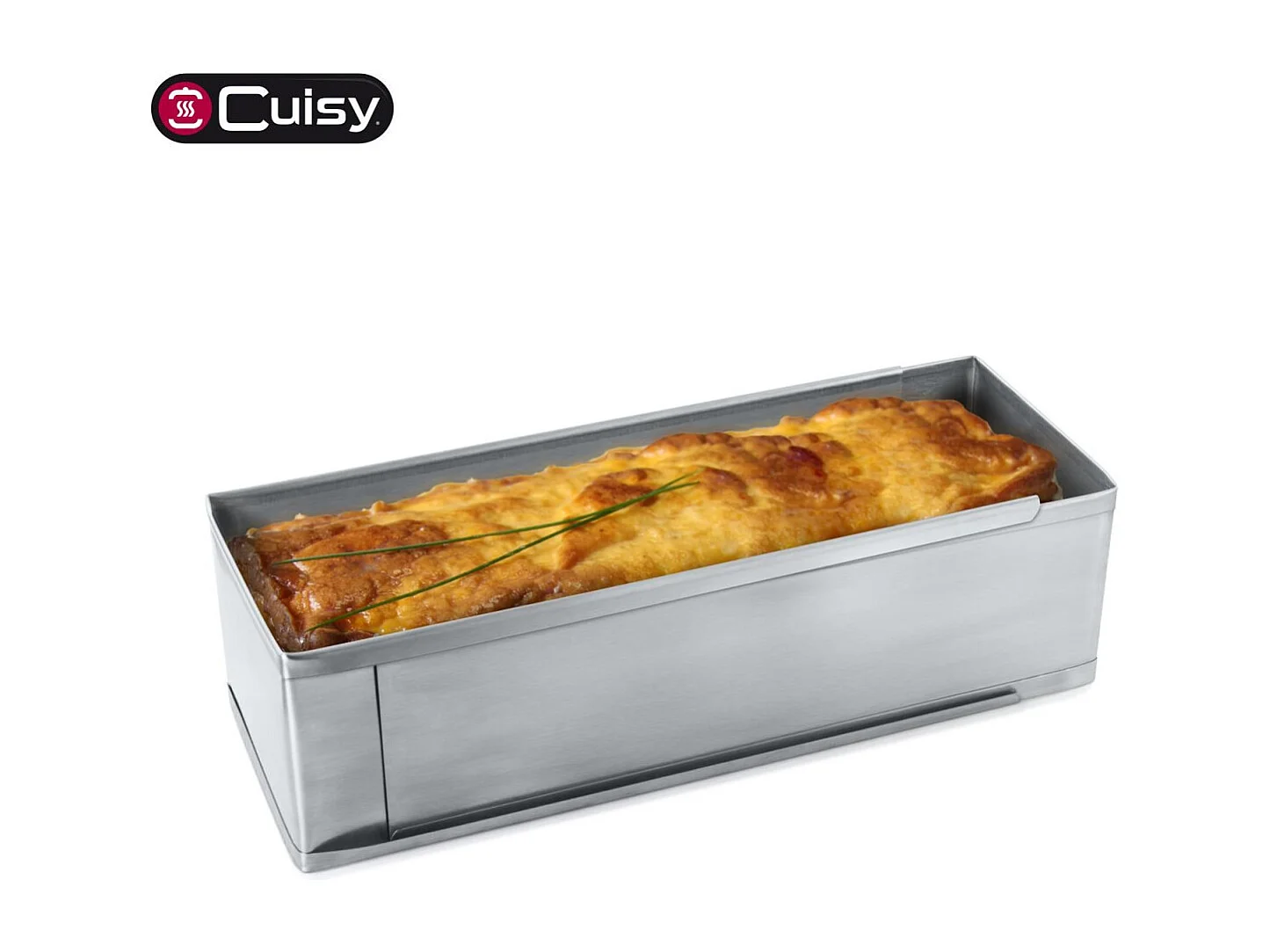 Moule à Cake Inox "Extensible" 23-40cm Argent