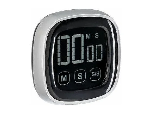 Minuteur de Cuisine Digital "Aimanté" 7cm Argent