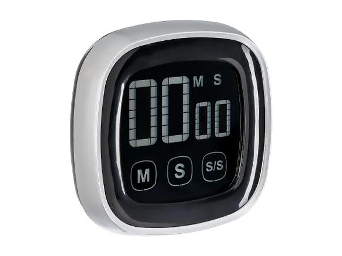 Minuteur de Cuisine Digital "Aimanté" 7cm Argent