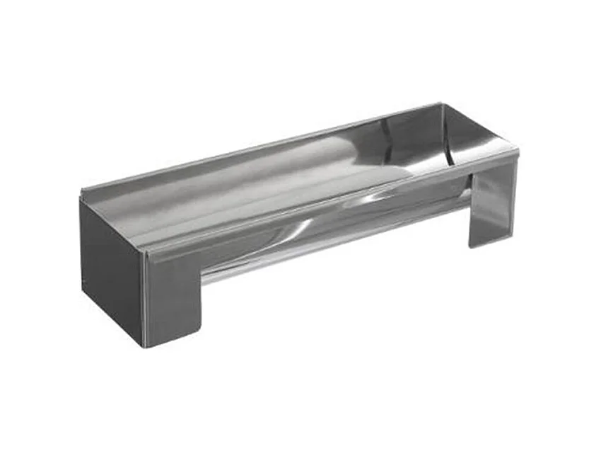 Moule à Bûche Inox "Gutter" 30cm Argent