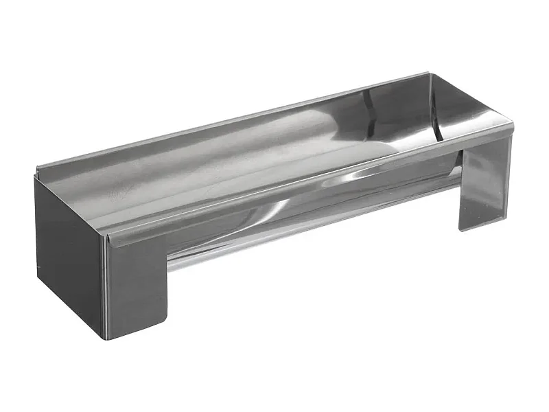 Moule à Bûche Inox "Gutter" 30cm Argent