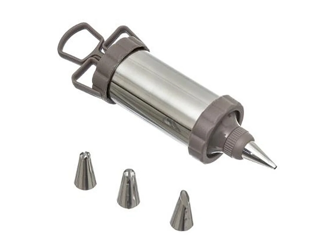 Seringue à Pâtisserie en Inox 19cm Argent