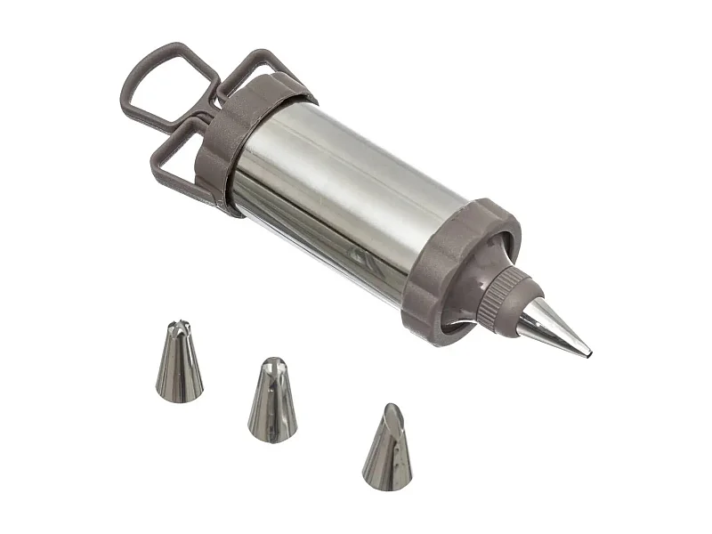 Seringue à Pâtisserie en Inox 19cm Argent