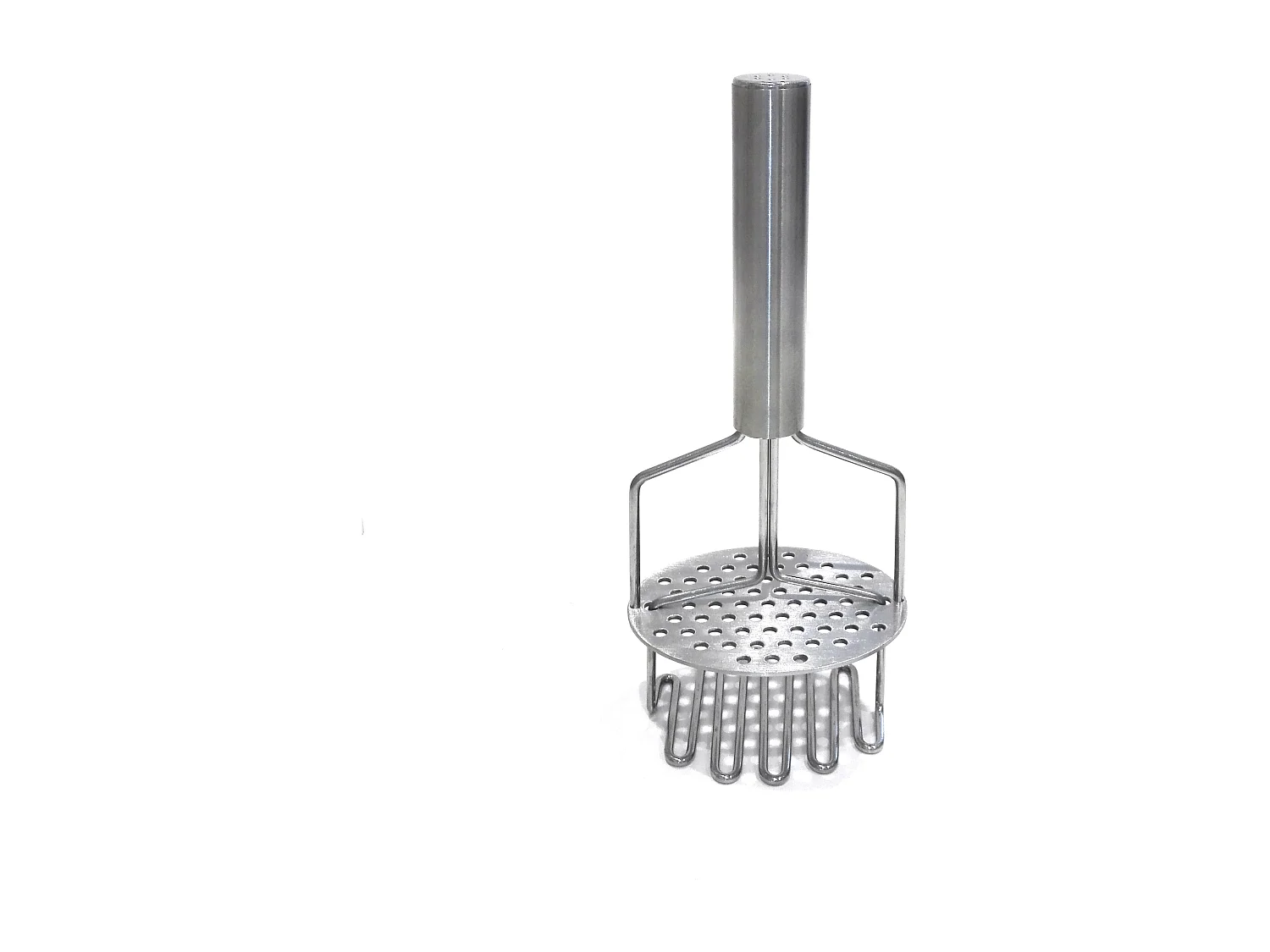 Presse-puree Double Manuel Inox Argent