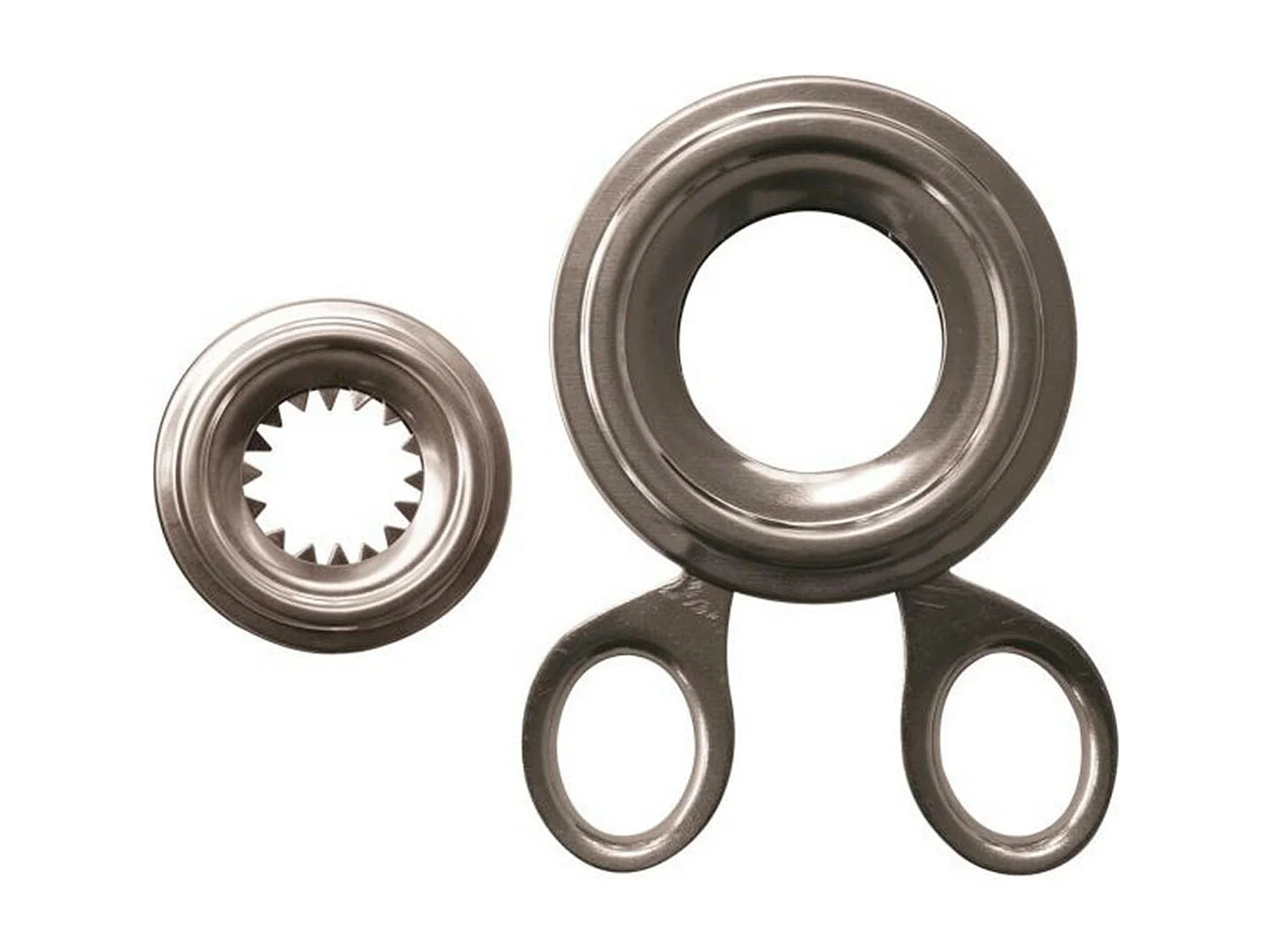 Coupe-Oeuf Inox "Coque" 10cm Argent