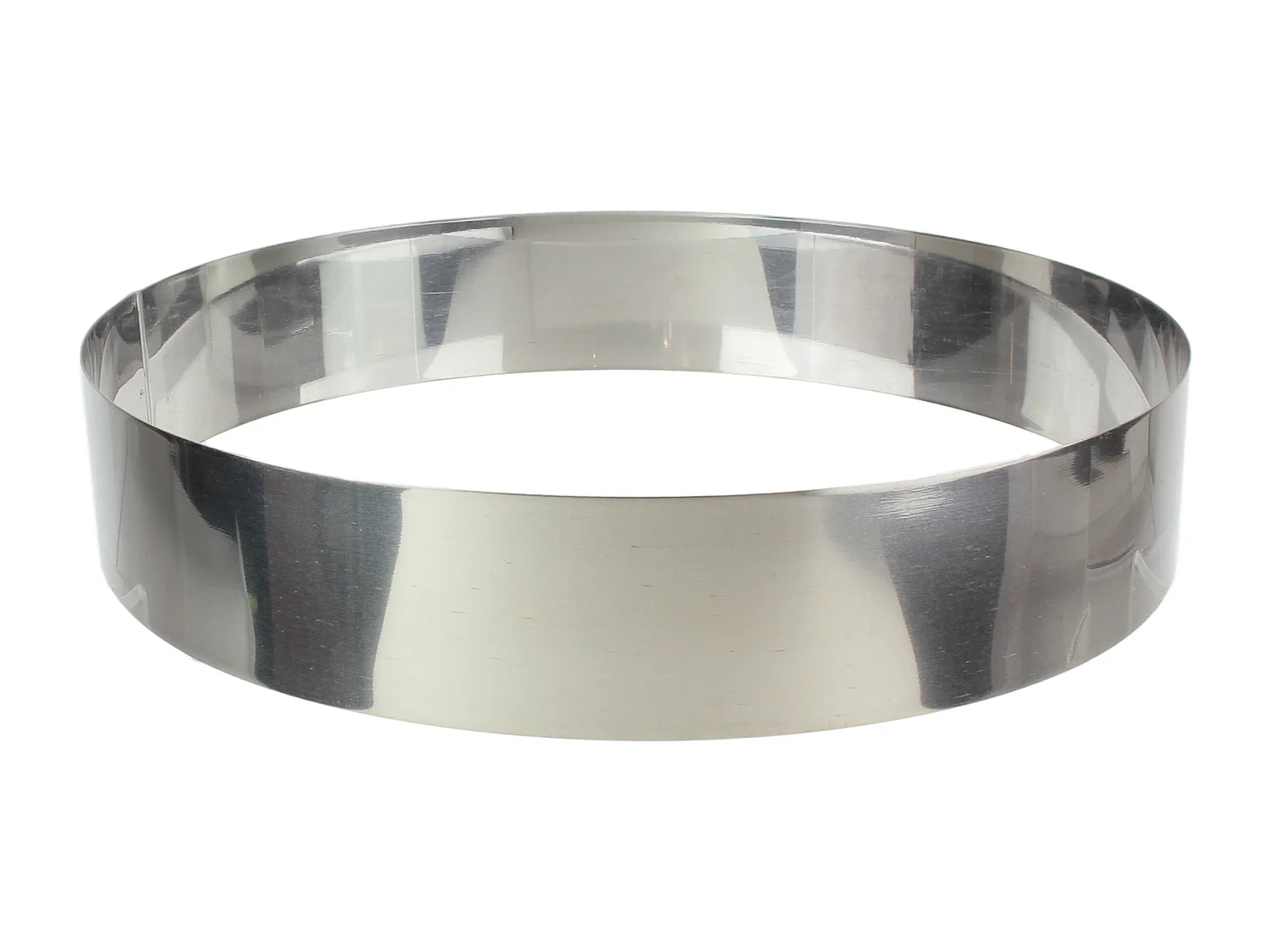 Lot de 3 Cercles de Pâtisserie "Cadre" 26cm Argent