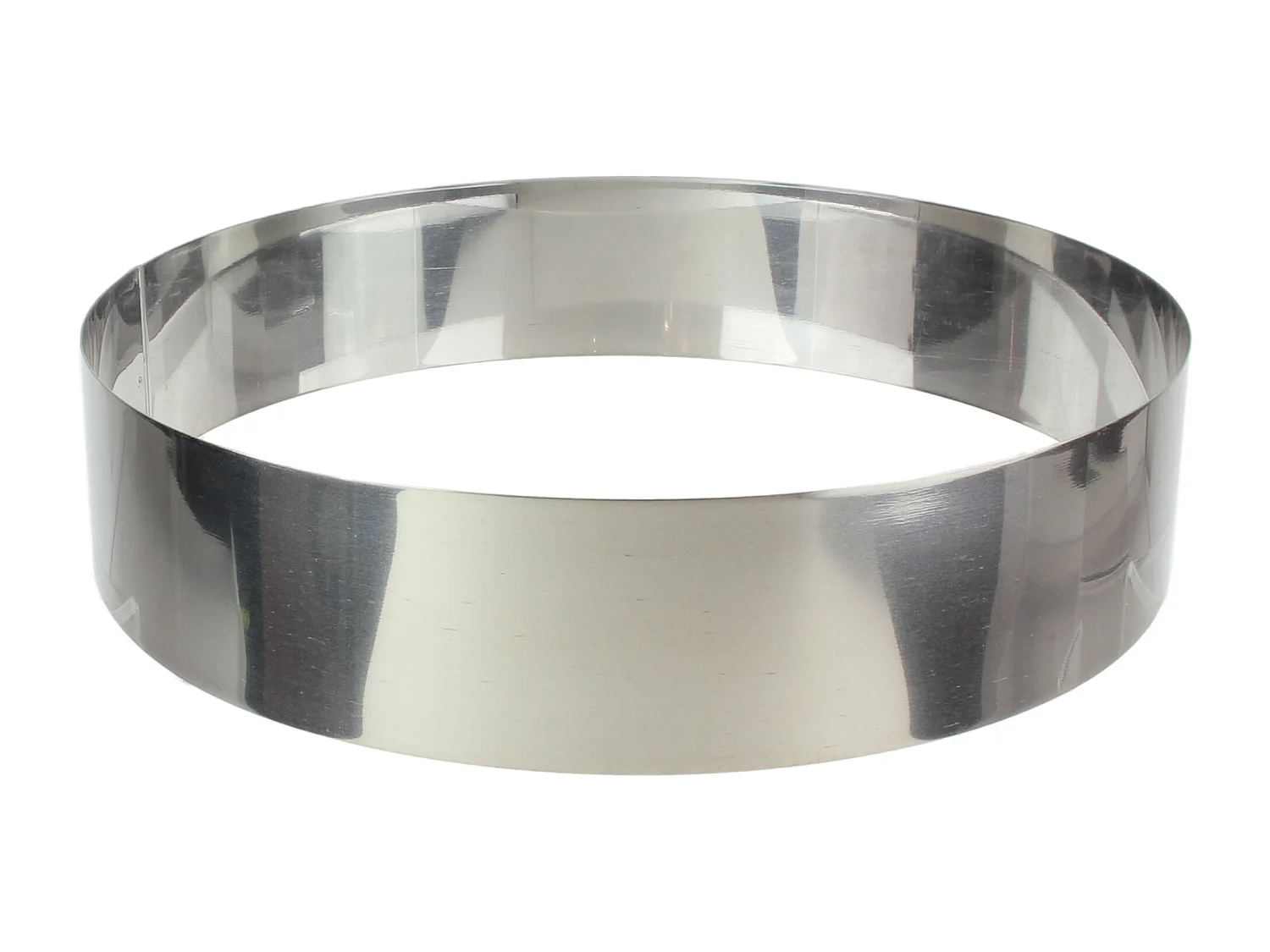 Lot de 3 Cercles de Pâtisserie "Cadre" 26cm Argent