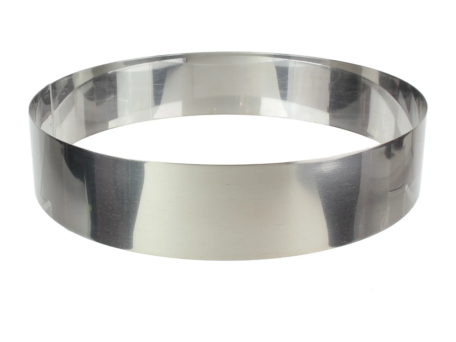 Lot de 3 Cercles de Pâtisserie "Cadre" 26cm Argent