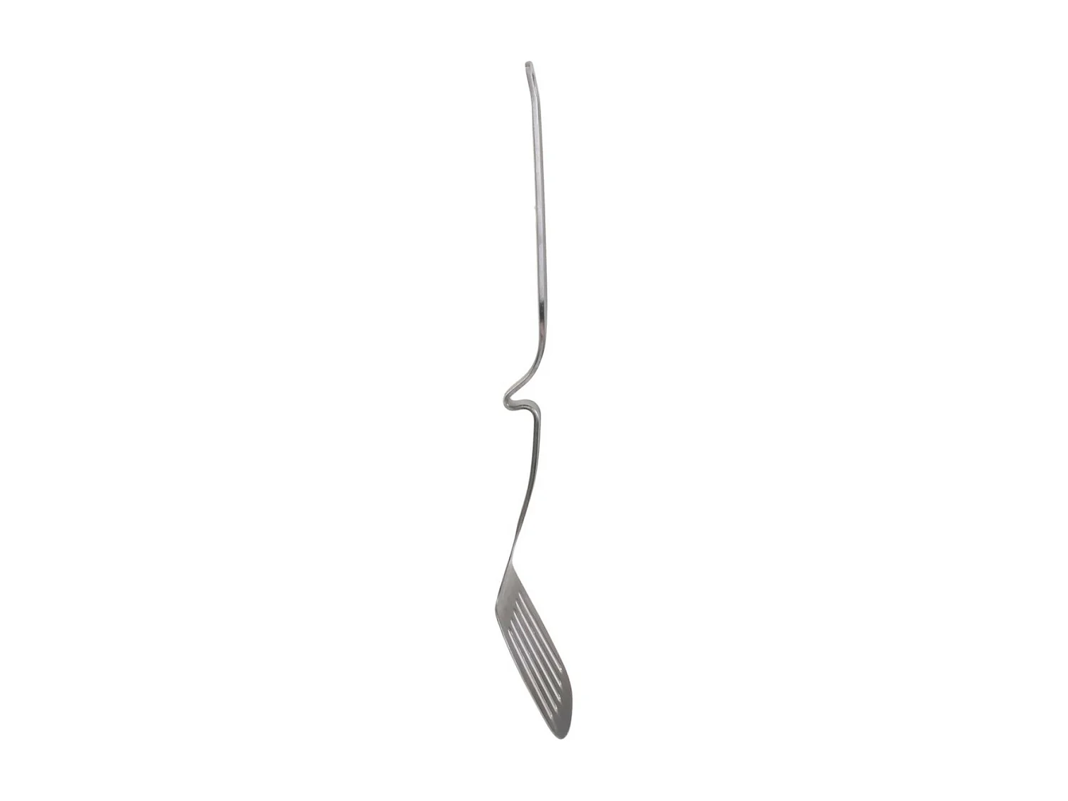 Spatule Ajourée en Inox "Accroche" 36cm Argent