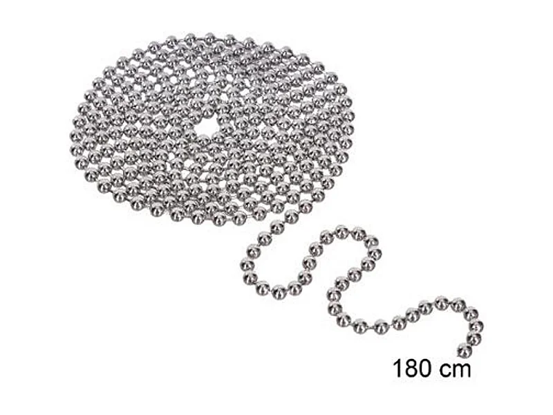 Chaîne en Inox "Fond de Tarte" 180cm Argent