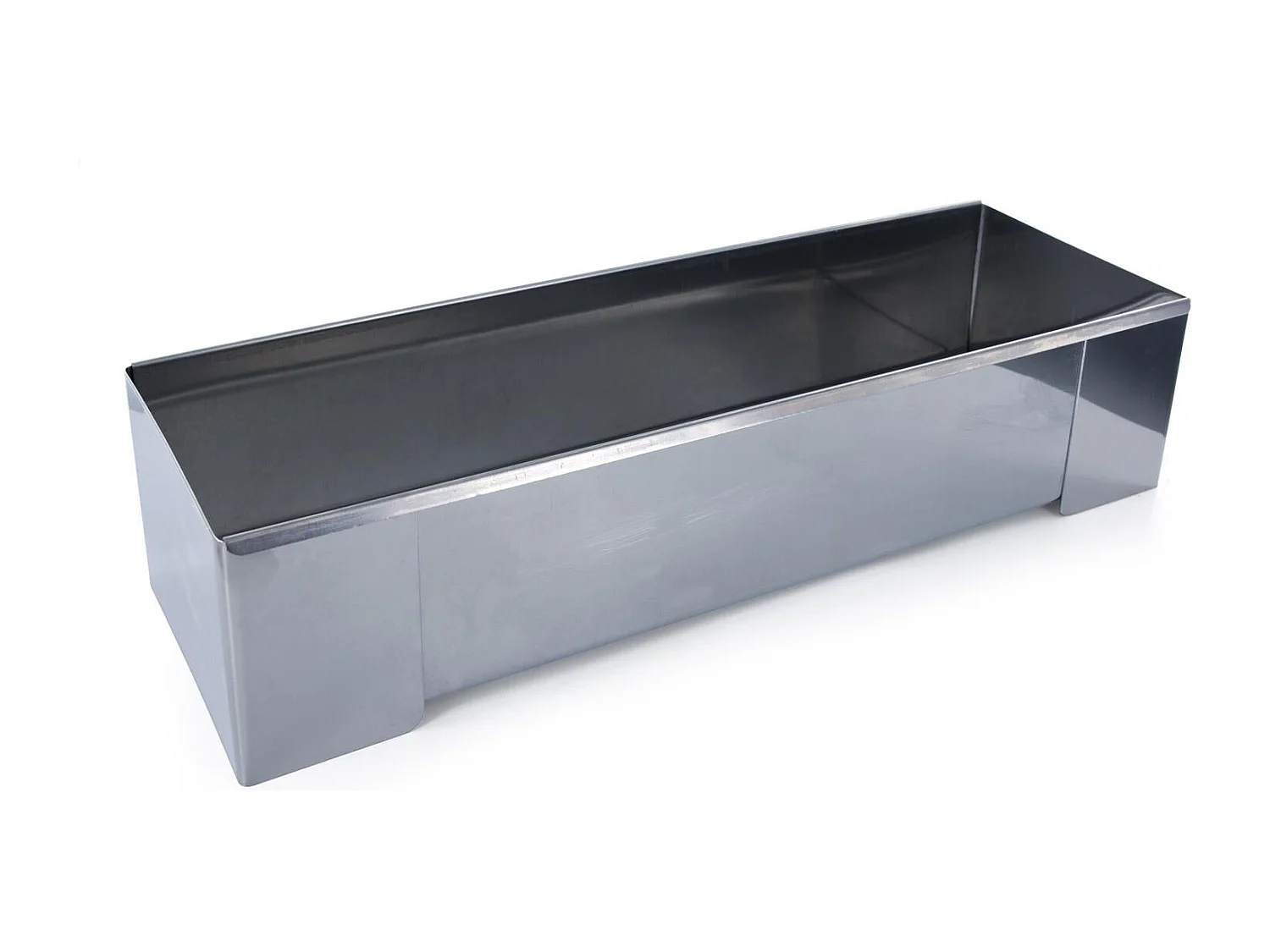 Moule A Buche Carre 31x10cm Argent