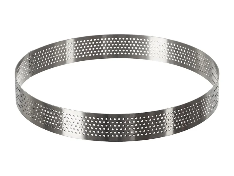 Cadre à Pâtisserie Perforé "Mets" 16cm Argent