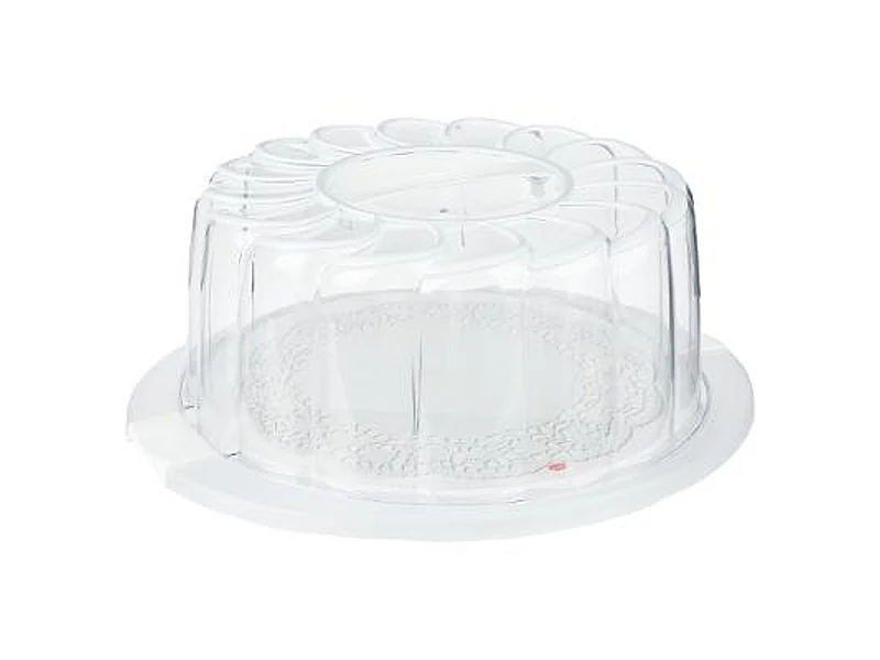 Présentoir à Gâteau "Boîte" 39cm Transparent