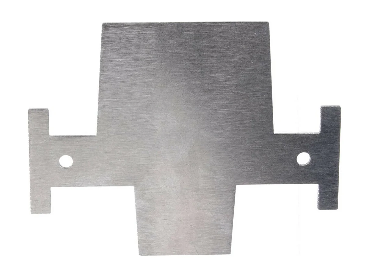 Racloir à Bûche Carré "2 en 1" 11cm Gris