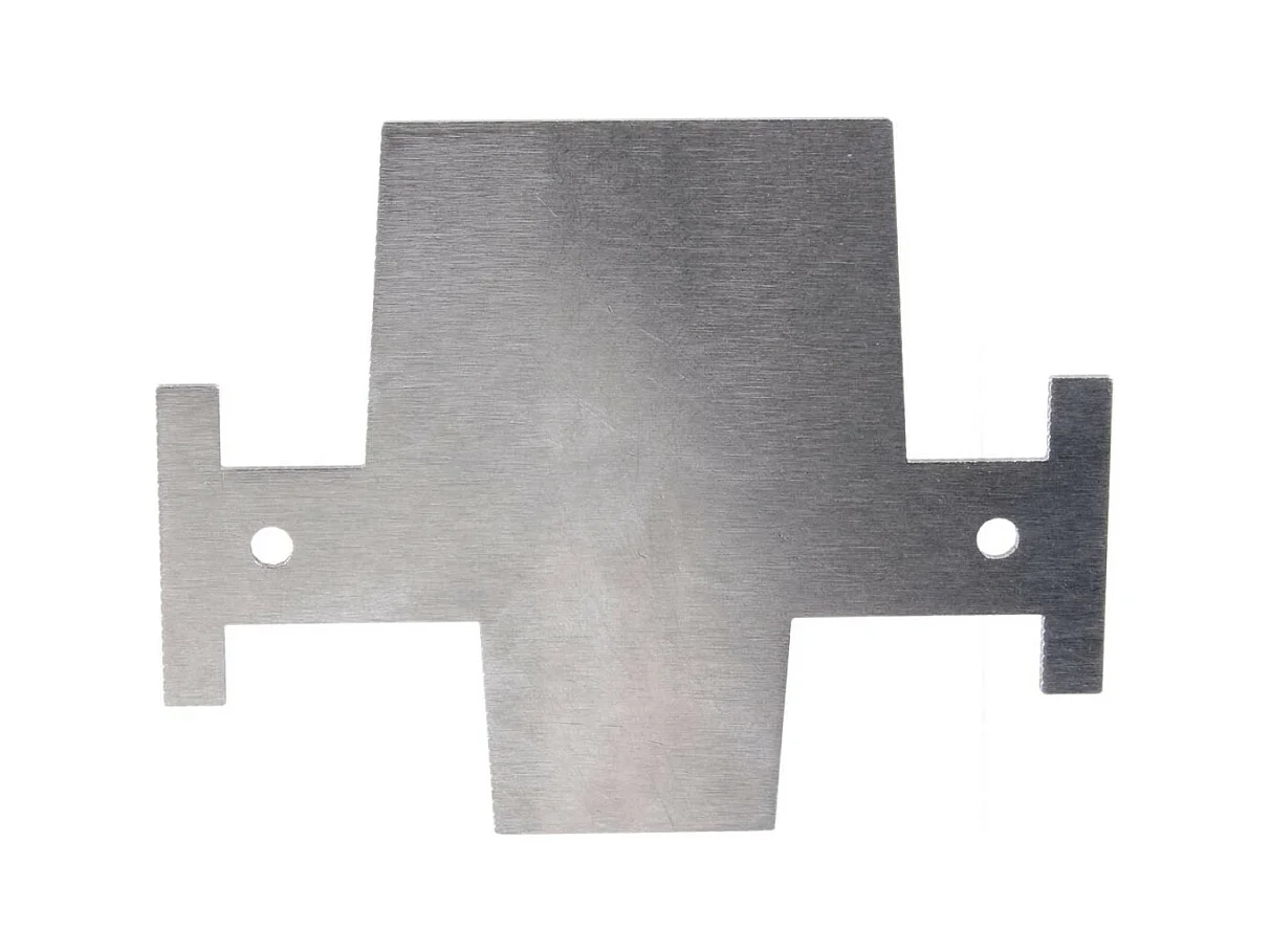 Racloir à Bûche Carré "2 en 1" 11cm Gris