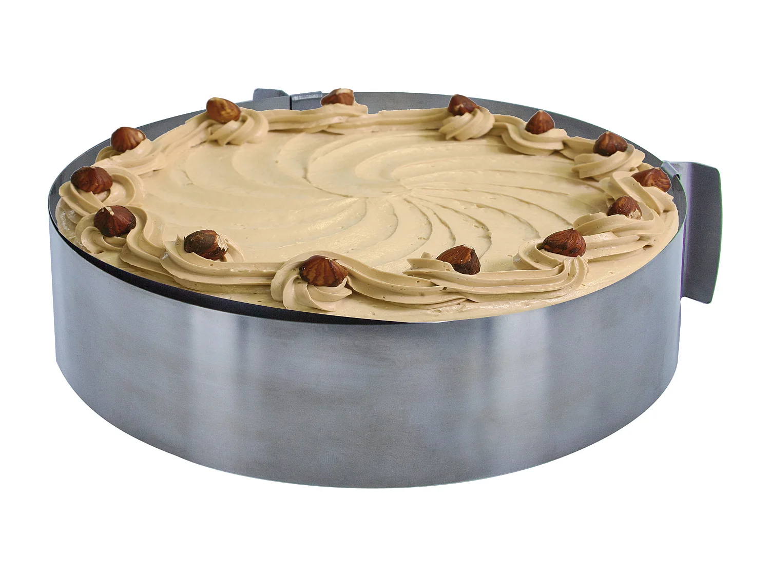 Cercle de Pâtisserie "Extensible" 15-30cm Argent