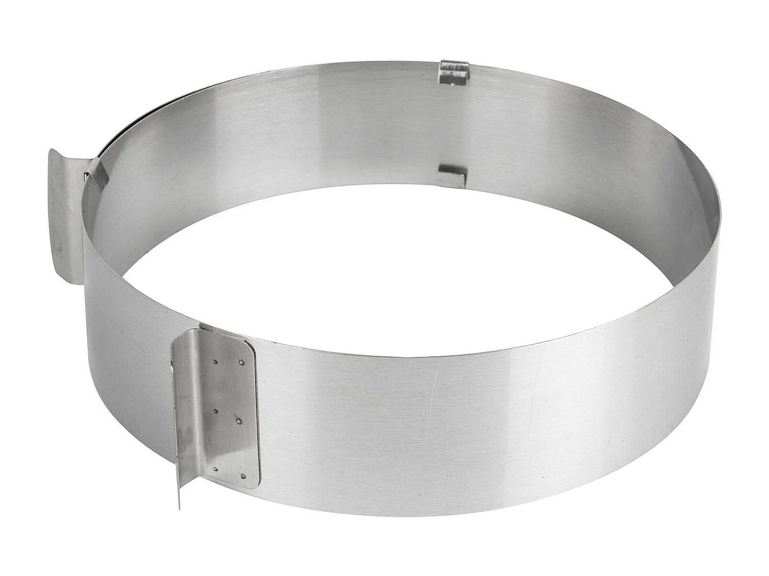 Cercle de Pâtisserie "Extensible" 15-30cm Argent