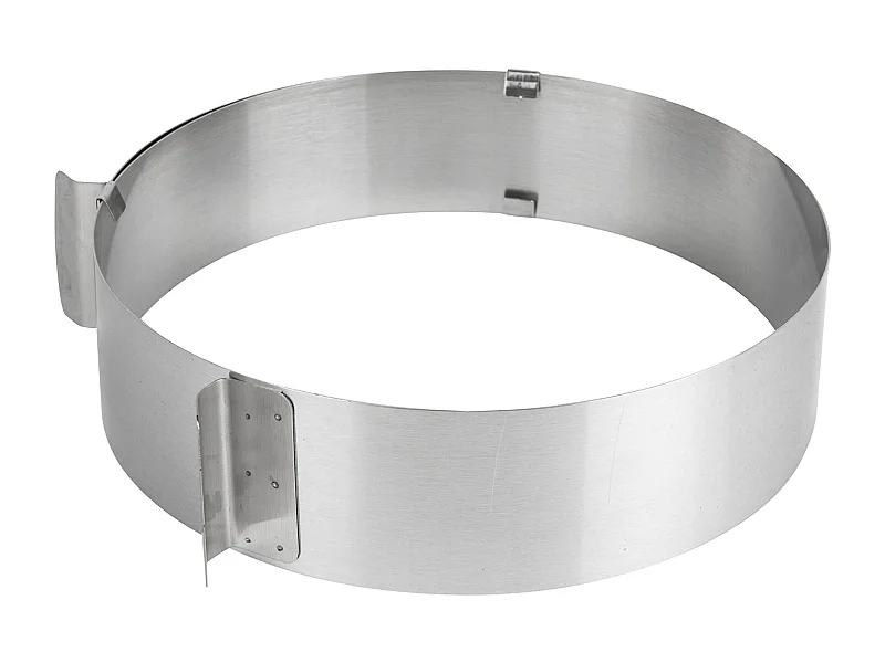 Cerchio Estensibile da Pasticceria 15-30cm M24 Argento