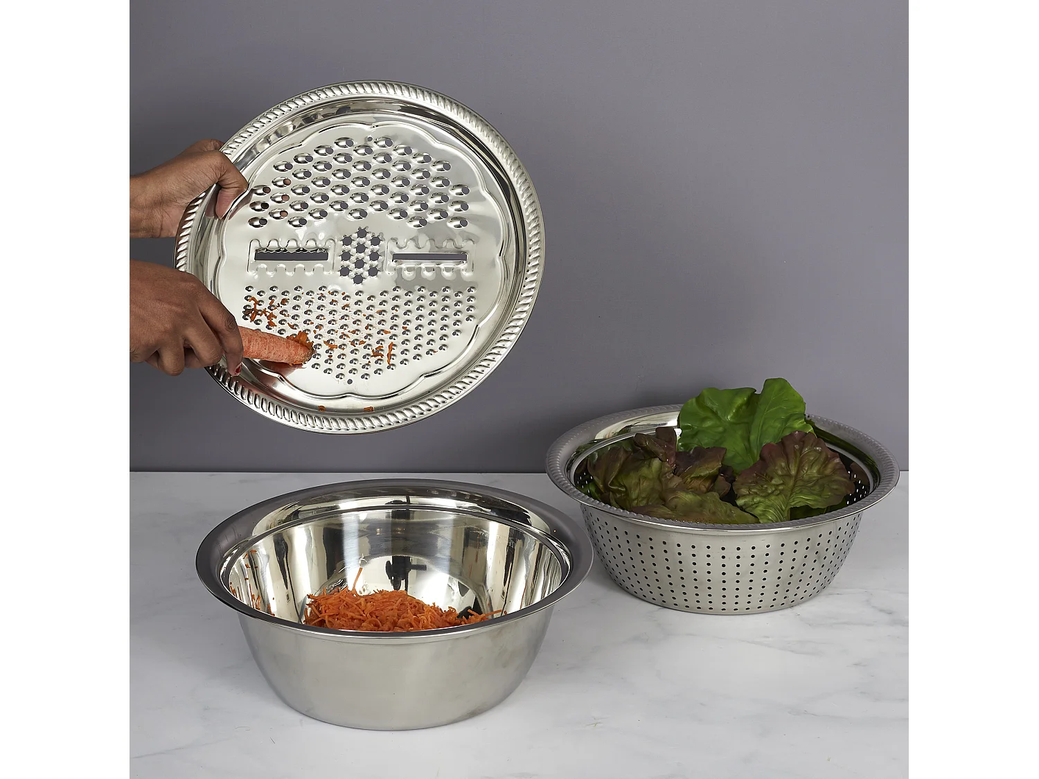 Bol Melangeur Passoire Et Rape Integrees 3.6l