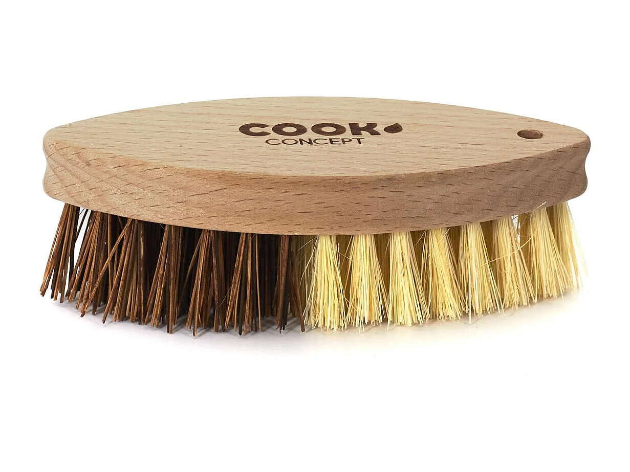 Brosse à Légumes en Bois "Cook" 11cm Marron