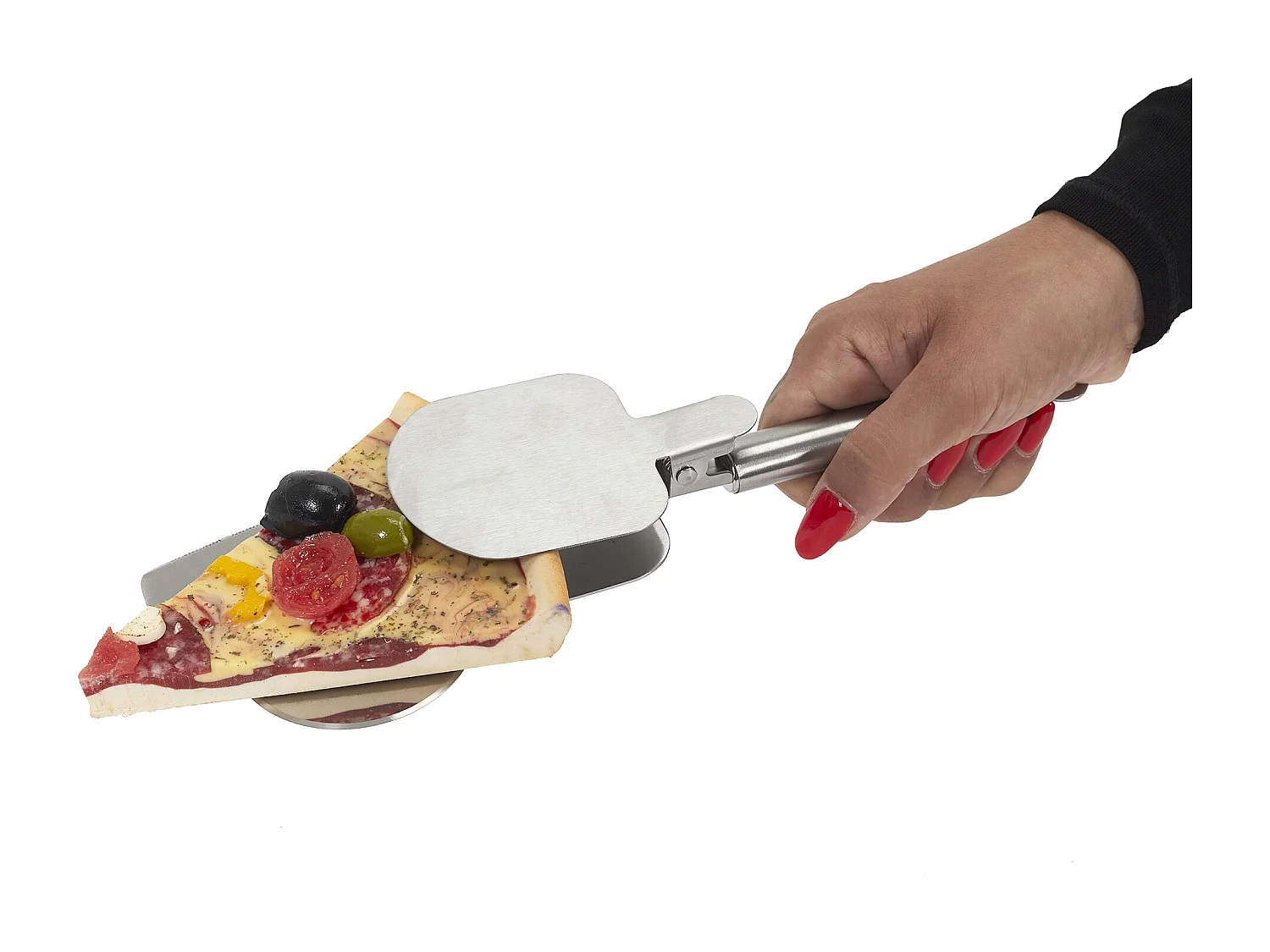 Coupe Pizza 4 En 1 Argent