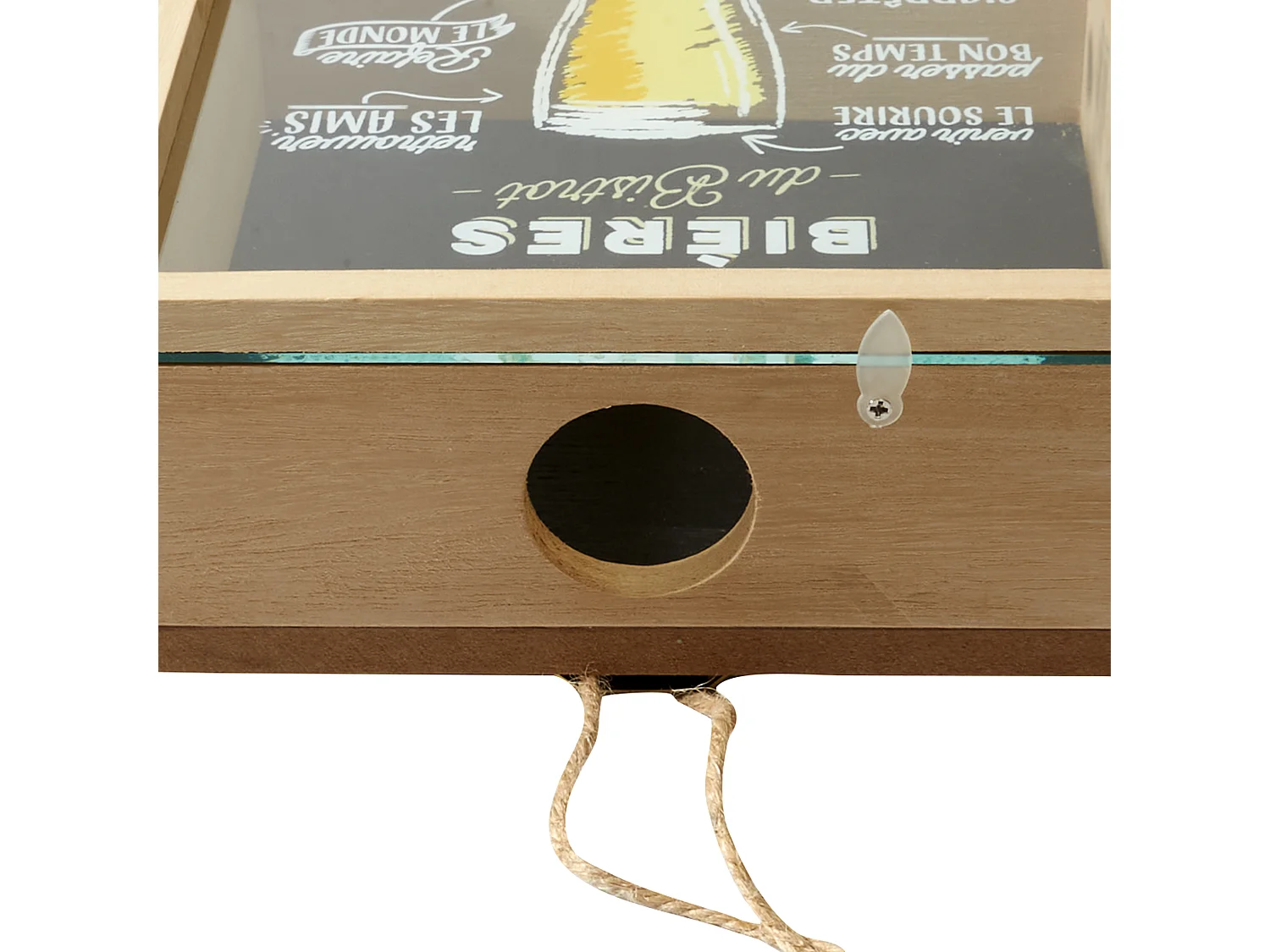 Decapsuleur Mural Avec Bac Capsules2 Beige