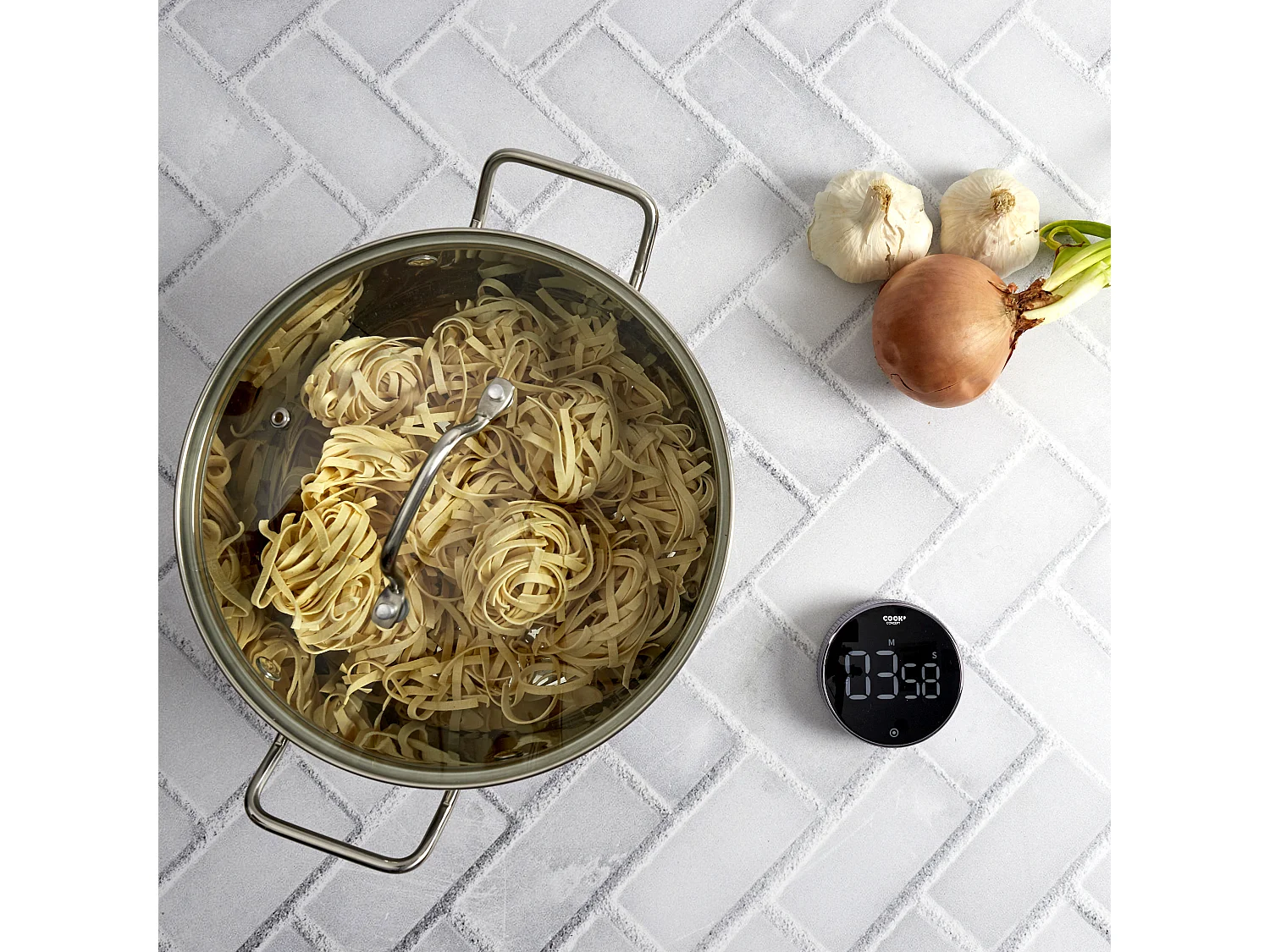 Minuteur Electronique Rotatif Noir