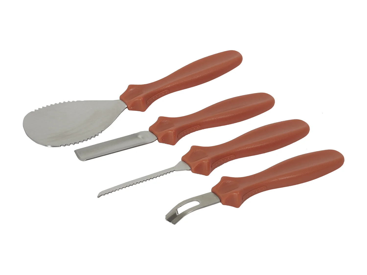 Ustensile De Preparation Citrouille X4 Marron, Argent