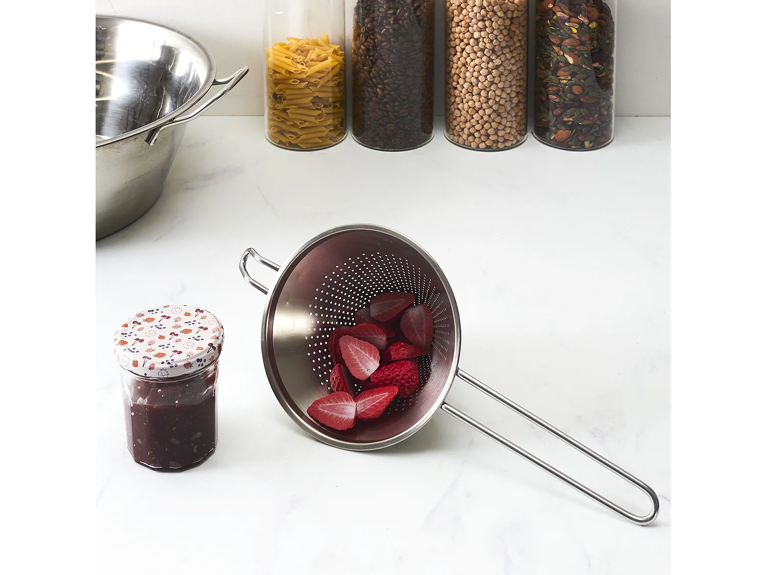 Chinois en Inox "Filtre" 38cm Argent