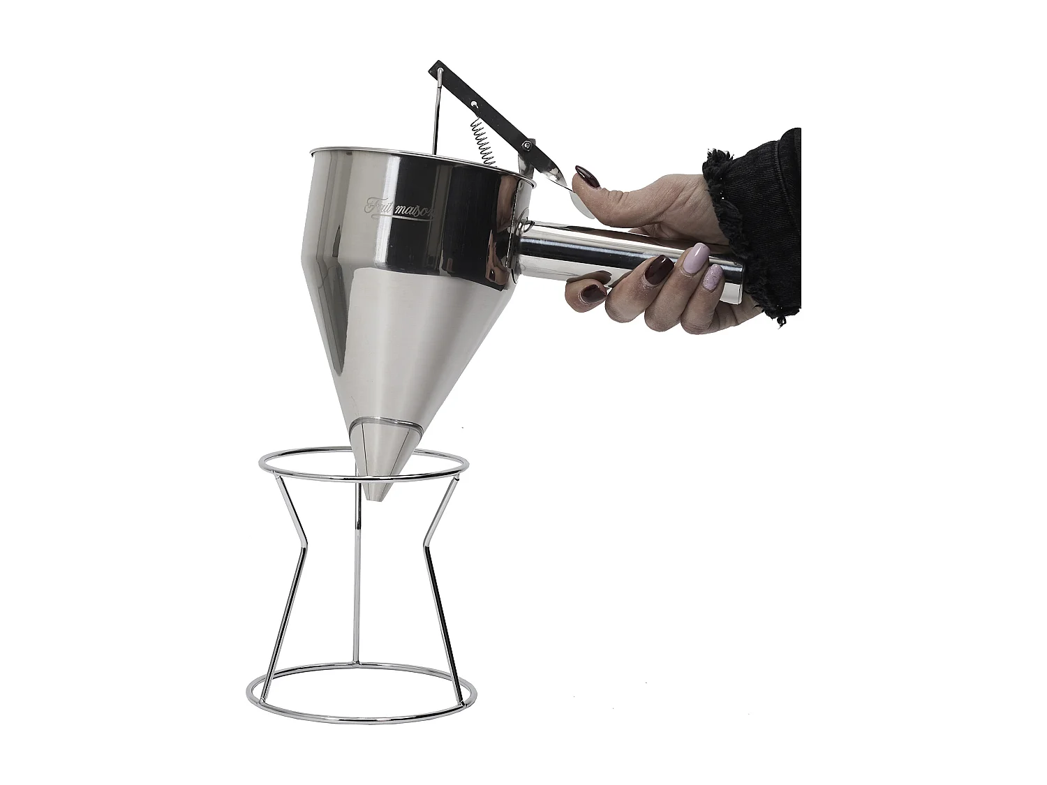 Entonnoir A Piston Inox Argent