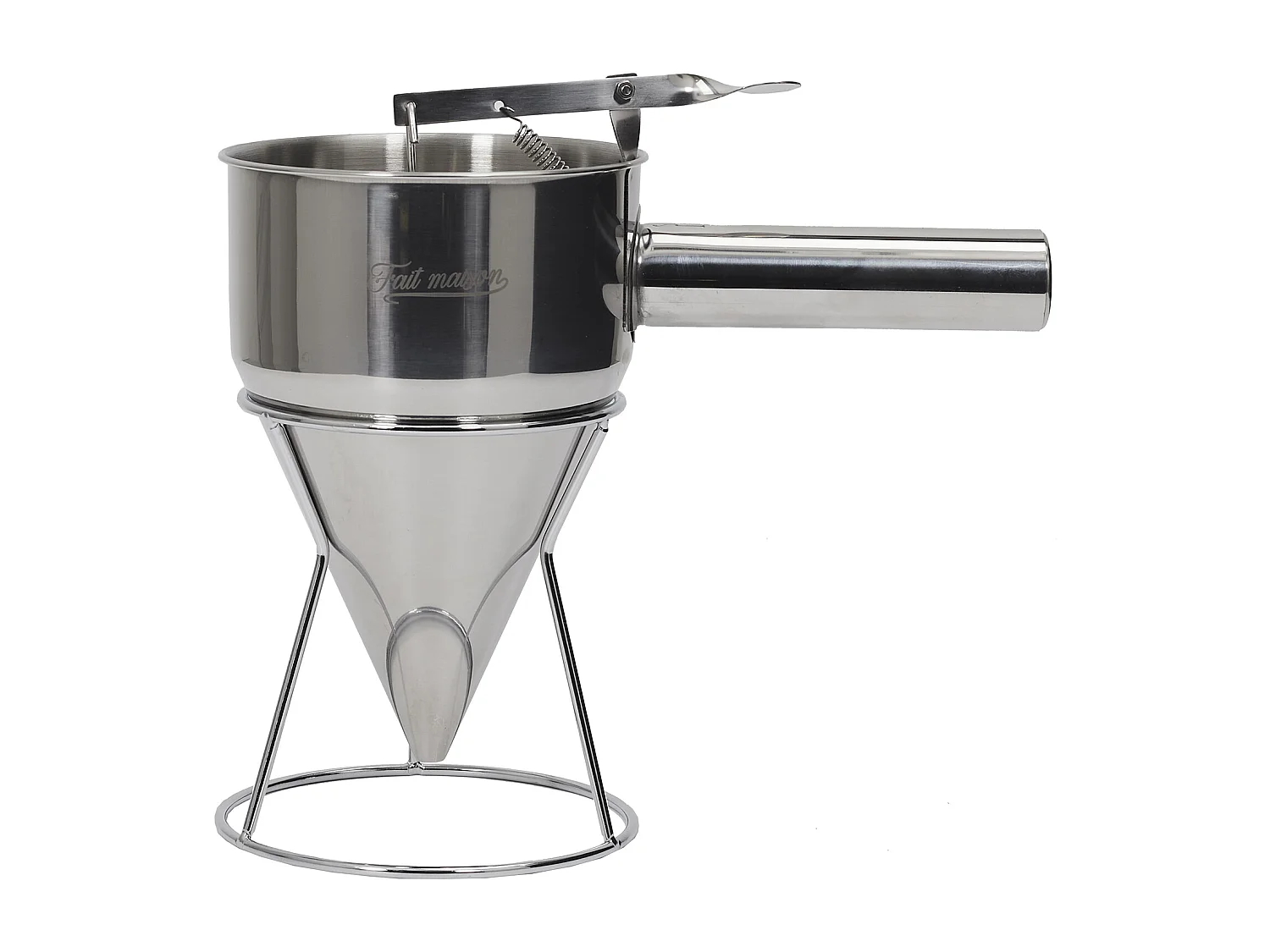 Entonnoir A Piston Inox Argent