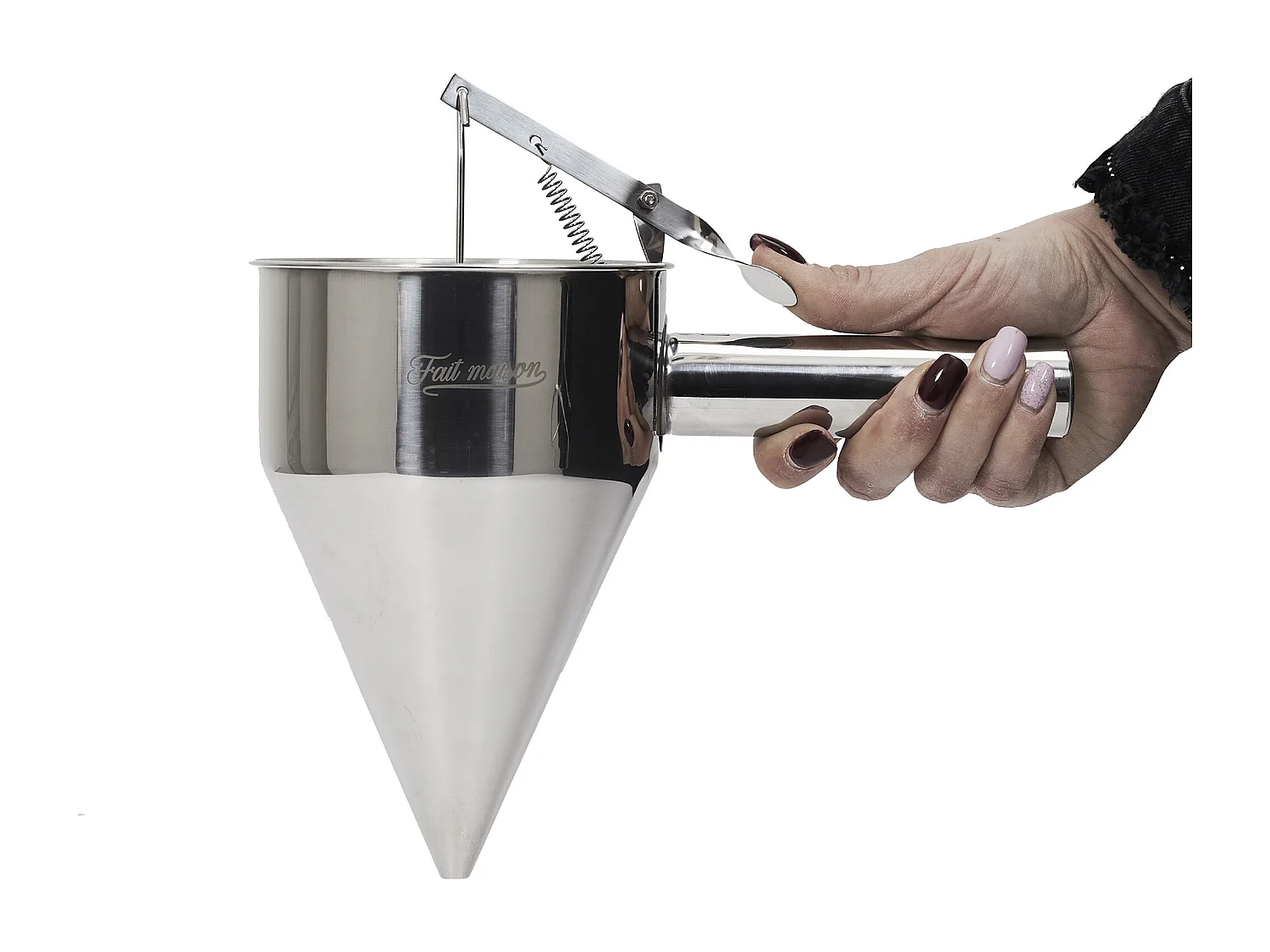 Entonnoir A Piston Inox Argent