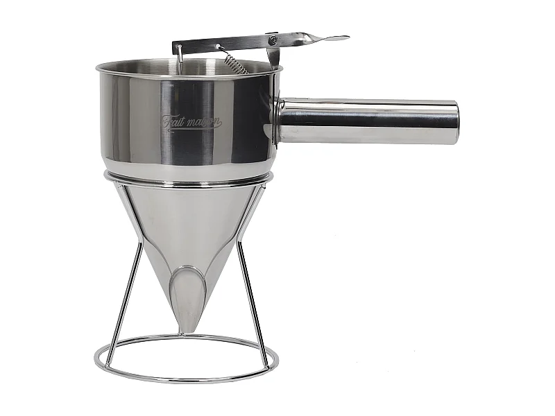 Entonnoir A Piston Inox Argent