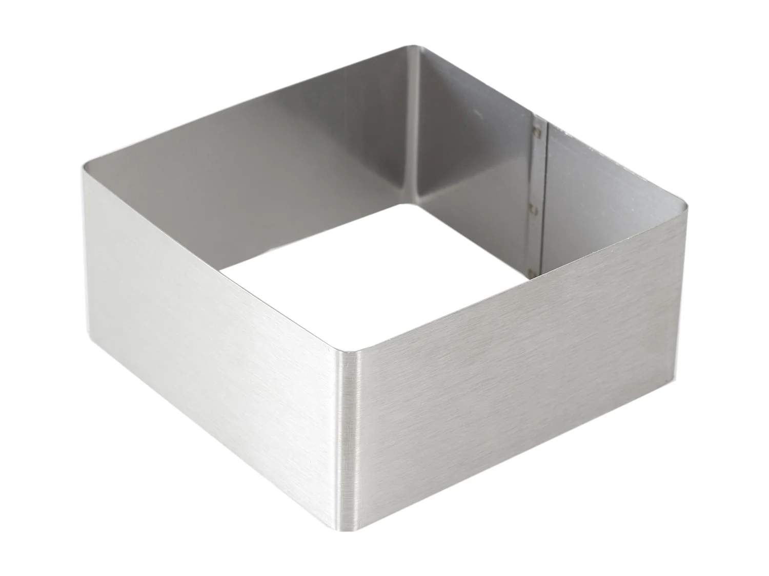 Lot de 3 Cadres à Pâtisserie "Carrés" 20cm Argent