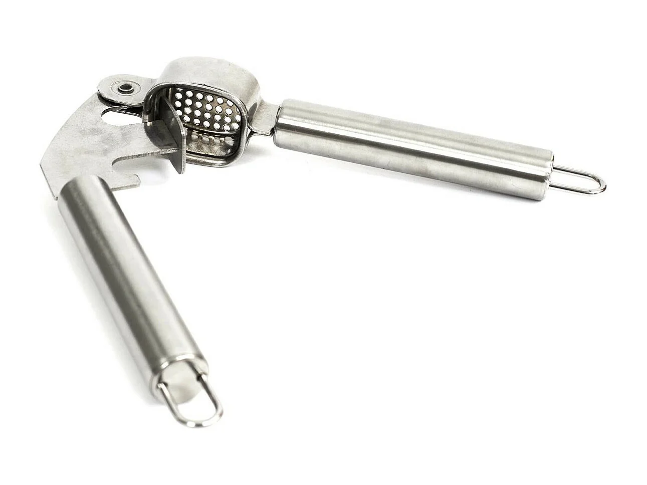 Presse-Ail Manuel "Inox" 18cm Argent