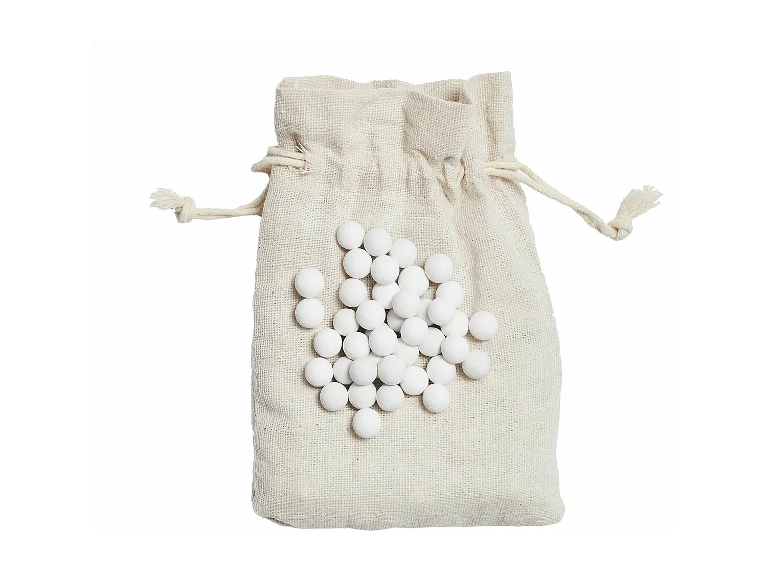 Billes de Cuisson en Argile "Fond" 18cm Blanc